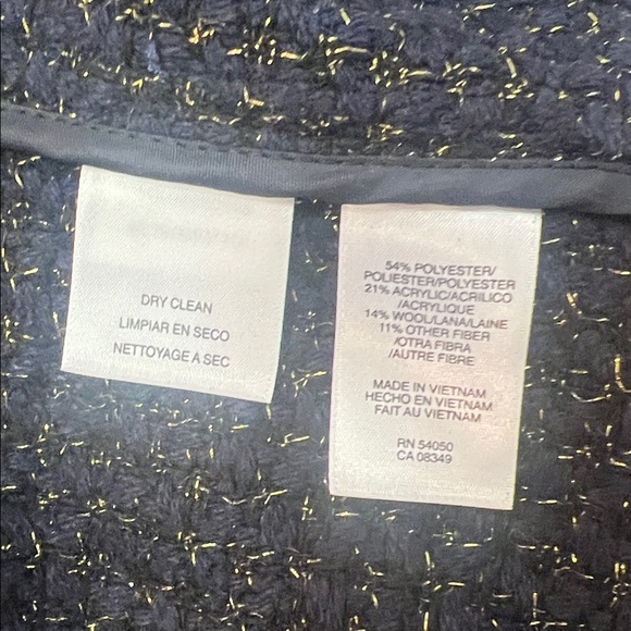 QMack Navy Textured Jacket - Picture 7 of 7